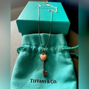 Tiffany & Co. Heart Key Necklace